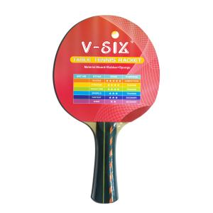 Laminated Color Handle Paddles, Reverse Rubber Sponge Poplar Plywood Rackets