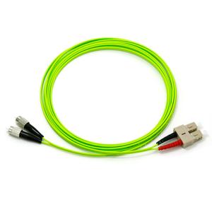 FC To SC Fiber Optic Network Cable Multimode 50/125um OM5 Low Insertion Loss