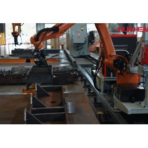 Six Axis Heavy Duty Floor Mounted Standard Teaching Free Welding Robots