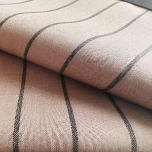 Polyester/Rayon/Spandex Plain Striped Woven Fabric Piece Dyed/Dyeing for Lady′s
