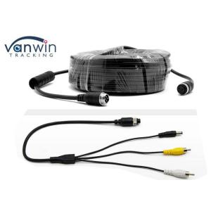 15M M12 4 PIN Camera Video Cable RCA Adapter FCC DC12V For MDVR System
