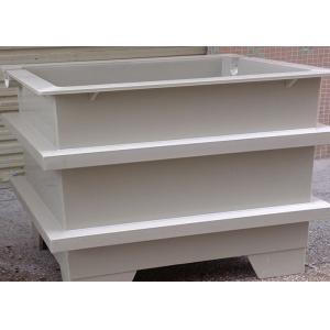 Acid And Alkali Resistance PVC Electroplating Tanks , Chrome Plating Bath