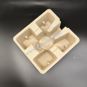 Yellow eco-friendly corrugated pulp, pulp molded base for small household