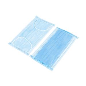 Hygienic Disposable Protective Face Mask , 3 Ply Earloop Procedure Masks