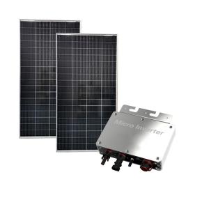 Ip65 Solar Grid Tie Micro Inverter Silver WVC-350 Solar Panel Inverter