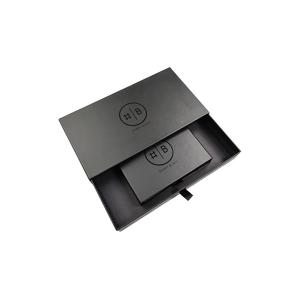 ISO9001 Qualified Matte Black Necklace Boxes for Customized Packaging CMYK