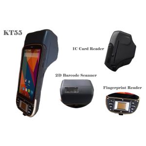 Cheap 5" Handheld Rugged Androidpda Barcode Scanner Barcode Scanner / Fingerprint Scanner for sale
