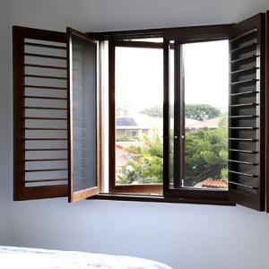 Modern Soundproof Aluminum Side Hinged Window With US / EU Standard