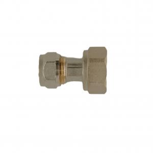 Cheap F M Brass Compression Fittings Straight Brass Fitting High Strength Locknut for sale