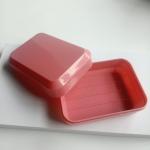 Convenient Rectangular Soap Holder Made of Recycled Plastic for Bathing