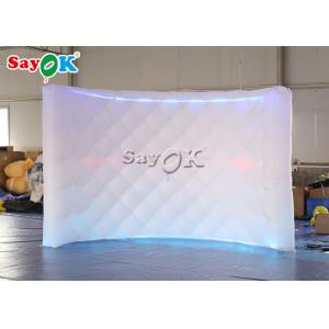 Inflatable Party Decorations Curve LED 210D Inflatable Photo Booth