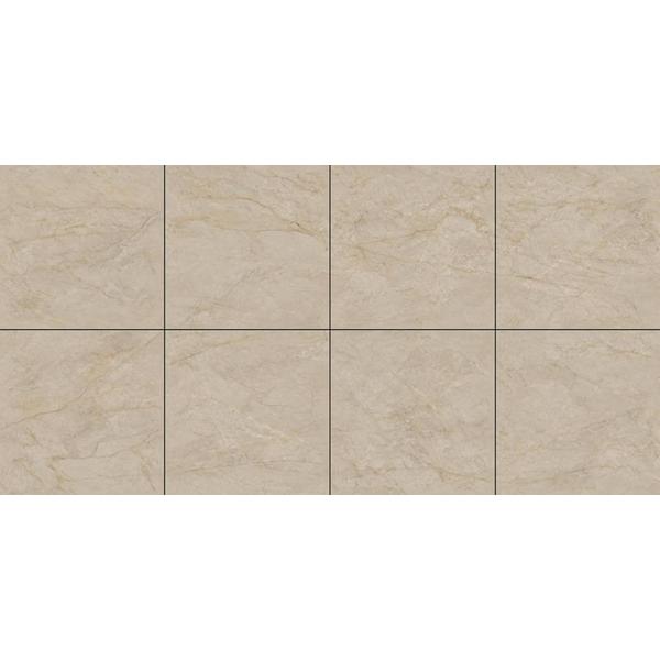 1200x1200mm Polished Glazed Porcelain Tile Light Yellow 0.5% W.A