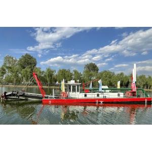 Precision GPS Navigation Steel Hull Mud dredger boat With 500m3 Per Hour