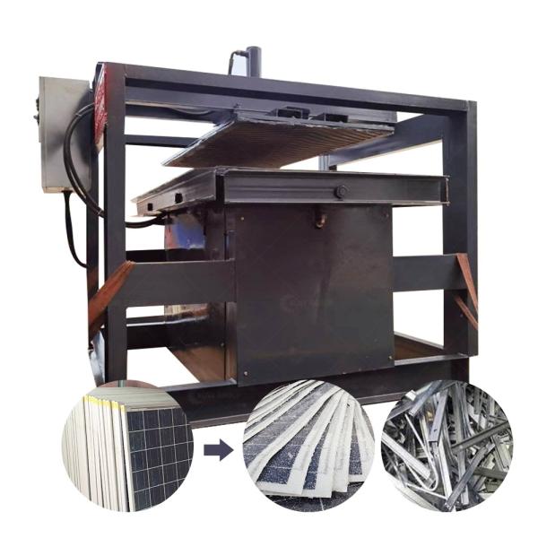 Quality 150mm Hydraulic Stroke Length Solar Panel Recycling Machine for Aluminum Alloy Frame wholesale