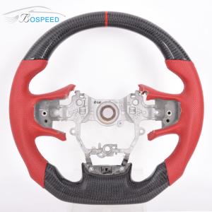 Cheap Red Leather Sports A90 Supra Steering Wheel Toyota Alcantara for sale