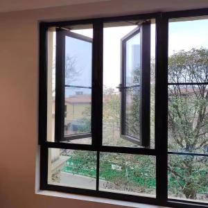 Black Fiberglass Gray Mesh Retractable Screen Window Solutions