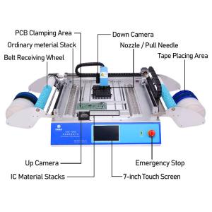 Cheap CHM-T48VB Pcb Smt Chip Pick And Place Machine With Feeder Stack for sale