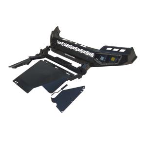 China Car Body Kit Steel Front Bumper for Nissan Navara NP300 Original Car Hole Installation on sale