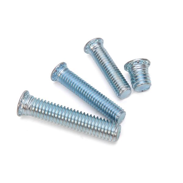 Metric Self-Clinching Threaded Stud-Type FH-Metric Heat-Treated Carbon Steel Flush Head Bright Finish ANSI/ASME Standard