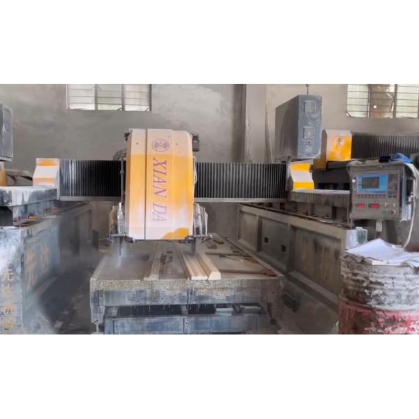 Quality High Precision Stone Bridge Type Linear Cutting & Milling Machine CNC Controlled for Marble/Granite Profiling wholesale