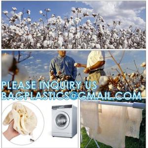 Natural Cotton Double Drawstring Reusable Eco Friendly Grocery Bag Shopping Net