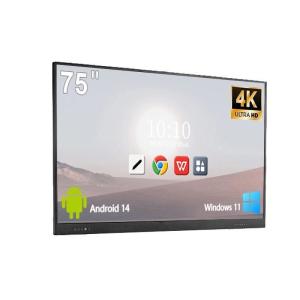 75" Android14.0 APPs Interactive Touch Screen Presentation Board LCD Style For