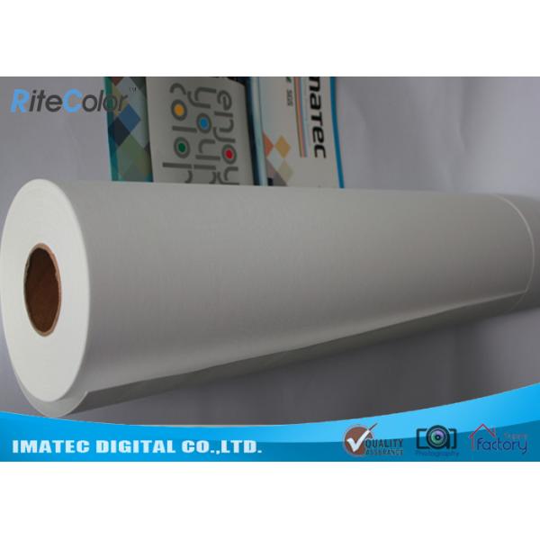 Quality Inkjet Matte Water Resistant Polyester Fabric Roll 220Gsm For Pigment Digital Printing wholesale