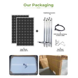 400wp 600wp 800wp Plug and Play Balcony Solar System 230v Output for Easy Roof