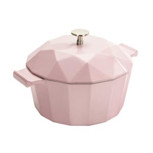 9 Inch Non Stick Enamel Soup Pot PFOA Free 3.8L Corrosion Resistant