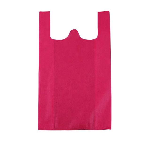 Quality Custom Hainan Sanya Reusable RPET PP Non-Woven Fabric Vest Shopping Bags wholesale