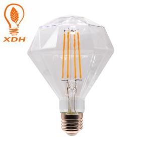 D120 Diamond Edison LED Filament Bulbs 220V 4W 6W E27 LED Vintage Edison Light