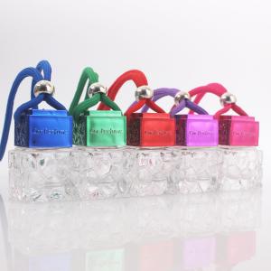8ml Exquisite Honeycomb Car Perfume Bottle Empty Hanging Diffuser