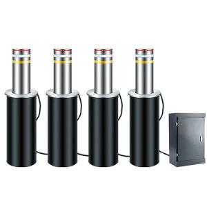 Parking Hydraulic Retractable Bollards Automatic Rising Manual Telescopic
