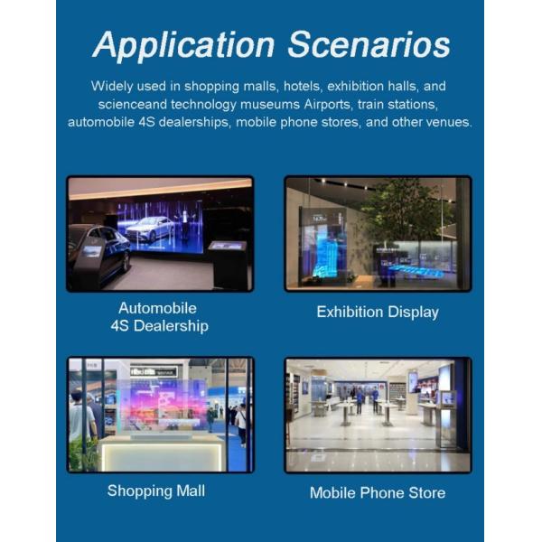 Indoor Digital Signage 4K Ultra HD Resolution Vertical Oled Transparent Screen Advertising Display with Pen/Finger Touch