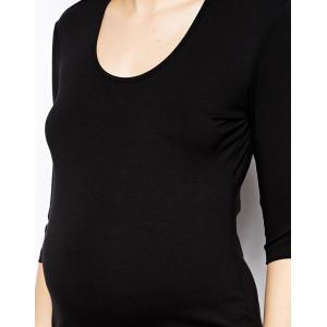 China Formal maternity dresses for office pregnance lady with scoop neck on sale