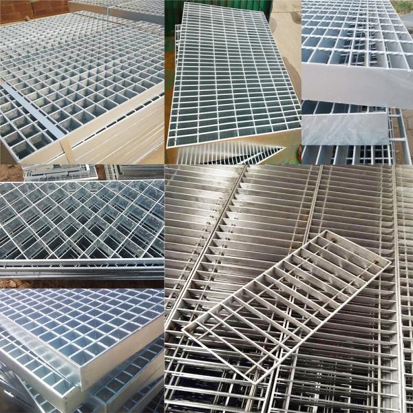 824mm Galvanised Steel Walkway Grating Steel Grating Panels Step Steel Frame Lattice