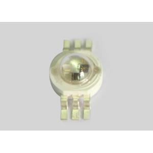1W High Power Light Emitting Diode with Lens , Full Color LED Water Clear Lens