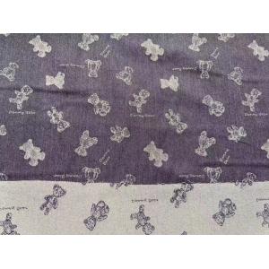 China 100% Cotton Printed Denim Fabric 7 Oz Shrink Resistant on sale