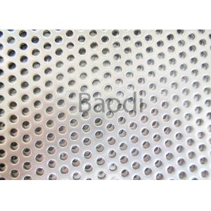 Architectural Screen Aluminum Perforated Steel Sheet With Round Hole Pattern