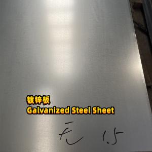 China Zinc Hot Dipped Galvanized Steel Sheet I.S. EN10346 S350 Z275 275g/M2 on sale