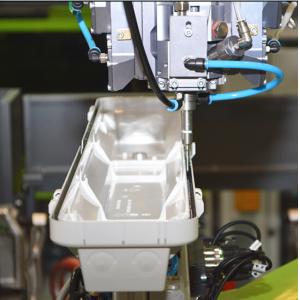 PU Glue Heating Automatic LED Light Sealing Robot For 2K Resin