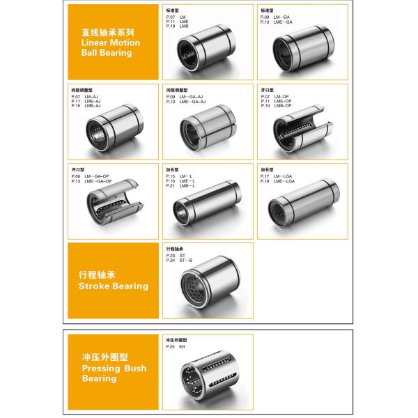 Cold Press Forming SDM6GA Linear Bearing 6mm Linear Ball Bearing