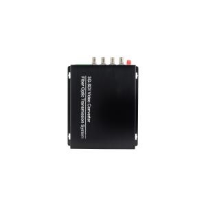 Single Mode 1080P Video 4 Channel 3G-SDI Video to Fiber Converter