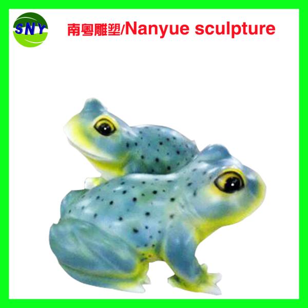 customize size animal fiberglass statue large frog model as decoration statue in