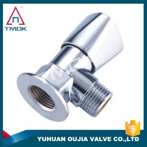1/2" Male Thread M/M Stop Self Closing Delay Water Pipe Angle Valve with Brass