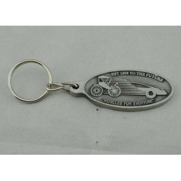 Quality Antique Silver Plating Promotional Keychain Soft Enamel with Custom Logo wholesale