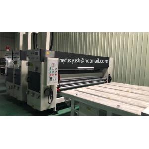 Chain Corrugated Carton Box Making Machine / Flexo Printer Slotter Die Cutter