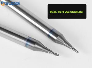 China 2Flute Micro Flat End Mill 0.2-0.9mm Mini CNC Router Bit 4mm Shank Tungsten Carbide Ball End Mill Mini Milling Machine on sale