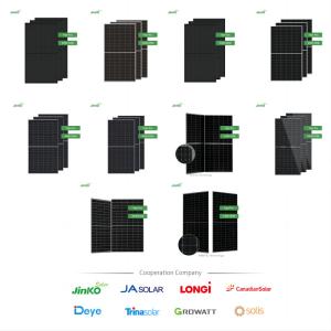 IP68 P Type Jinko Tiger Pro Bifacial Module Dual Glass 535W 545W 555 Watt