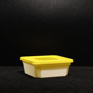 Customized Colored Lid PP Plastic Lunch Box with Snap On Lid